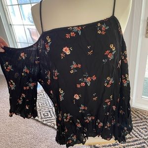 Off the shoulder peasant top